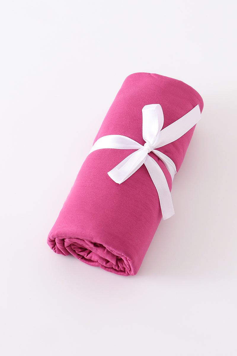 Rose baby bamboo swaddle blanket