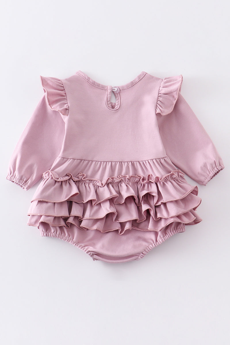 Lavender ruffle girl bubble